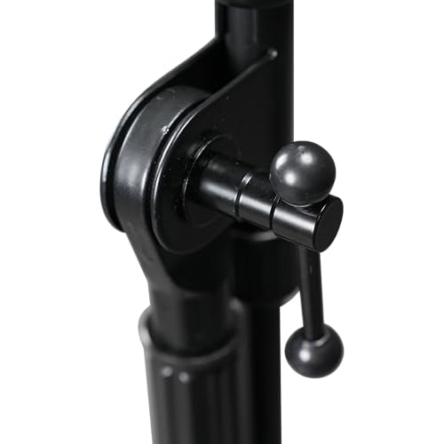 Gator Frameworks Rok-It Series Telescoping Tripod Mic Stand Adjustable with 32" to 62" Height and Extendable Boom Arm, Fully Collapsible for Convenient Travel (RI-MIC-1020) - style: Boom microphone stand with a telescoping boom arm