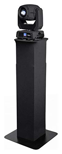 Rockville RTP32B Black Totem Moving Head Light Stand with Scrims and Bags - color: Black