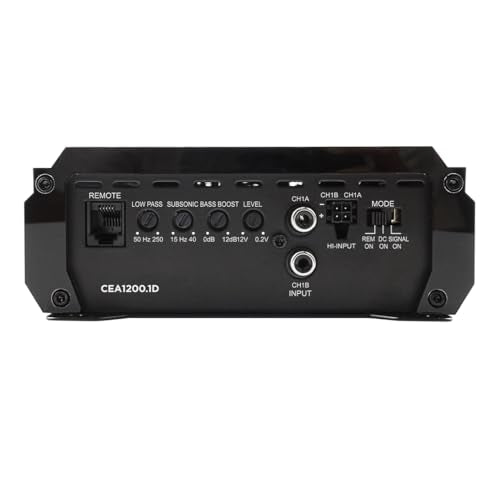 ORION CEA1200.1D Cobalt Elite Compact Class D Monoblock Amp, 1200W RMS - size: 1200W 1-Channel