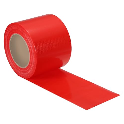 PATIKIL Gaffers Tape 4 in x 55 Yards, Waterproof Gaffer Floor Tape No Residue Non-Reflective Easy Tear for Indoor Outdoor Photography Electrical Cord Industrial Use, Red - color: Red, size: 4 in x 55 Yards