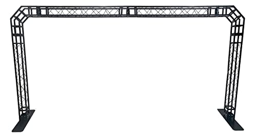BLACK TRUSS ARCH KIT 17.1 FT Wide 9 FT High Mobile Portable DJ Lighting System