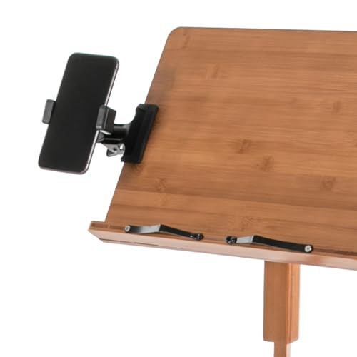 Sheet Music Stand & Desktop Book Stand with Phone Holder, Rotatable Music Book Holder Stand,Wooden Portable Sheet Music Table Stand Height Adjustable from 39.4-51.2in with Book Stand Support - color: 39.4-51.2in
