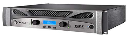 Crown XTi1002 Two-channel, 1400-Watt at 4Ω Bridged, 500-Watt at 4Ω Dual, Professional Power Amplifier. Black and Gray - size: 500-Watts