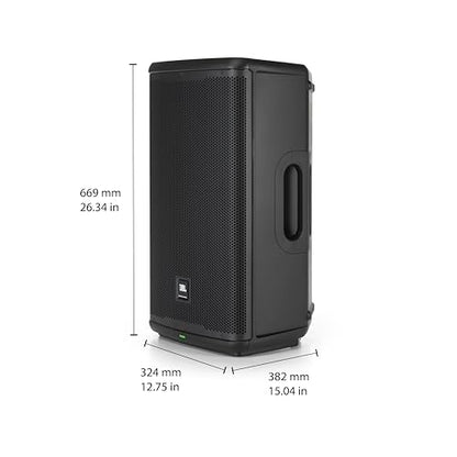 JBL Professional EON712 Powered PA Speaker, Loudspeaker with Bluetooth, 12 inch,1300 Watt, Corded Electric, Black | Portable PA speaker with 1300W output, 12 inch woofer, Bluetooth and 3CH mixer - size: 12-Inch Speaker