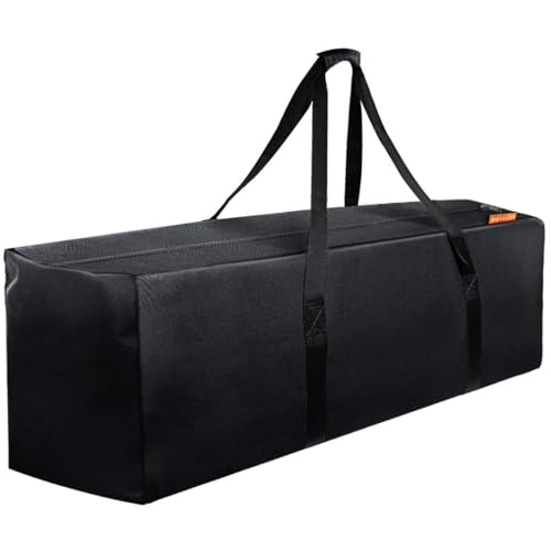 INFANZIA 47in Sports Duffle Bag, 196L Extra Large Travel Duffel Bag | Sturdy & Water Resistant with 2 Upgrade Zipper, 600D Foldable Luggage Equipment Storage Bag, for Moving Camping Tent Fishing - size: 47x15x17 inch-196L
