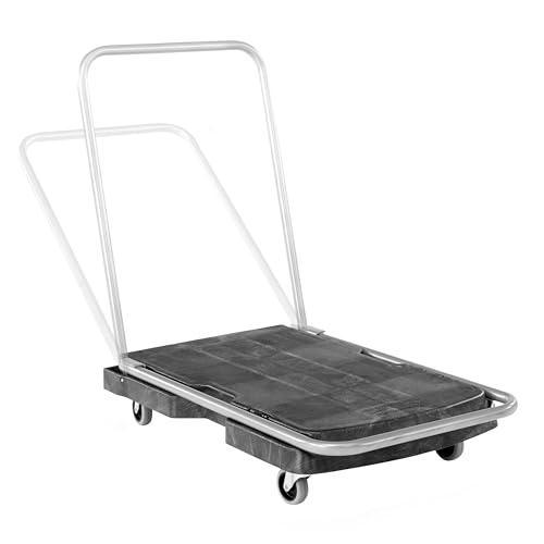 Rubbermaid Commercial Products Convertible Folding Utility Dolly/Cart/Platform Truck with wheels, 250 lbs Capacity, for Moving/Warehouse/Office - style: 250 lb. Capacity, 3" Casters
