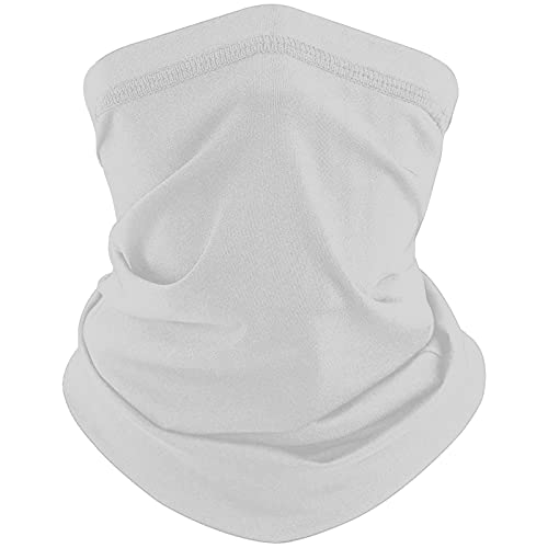 ARMORAY Face Mask, Head Wrap, Neck Gaiter, Headband - color: White