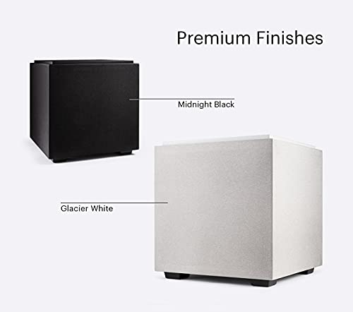 Definitive Technology Descend DN10 10" Subwoofer, White | Digitally Optimized for Movies & Music, New 3XR Architecture, 500W Peak Class D Amp & (2) Pressure-Coupled 10" Bass Radiators - color: White, style: DN10