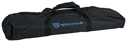 Rockville SPGN158 15" Passive 1600W DJ PA Speaker Pair with Party Stand LED