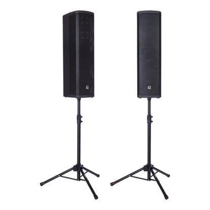 Gator Frameworks Lightweight and Compact Mini Tripod Speaker Stand Set with Nylon Carry Bag, (GFWSPK0250SET) - style: Stand Set