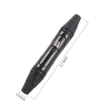 MFL. 3-Pin XLR Cable Connector Male and Female with Nickel Housing and Silver Contacts Mic Cable Plug Connector Audio Socket, Black, 10 Pairs - color: Black, 10 Pairs