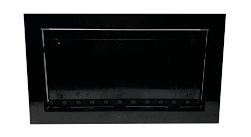 Bi-Directional Flood Vent to Reduce Foundation Damage and Flood Risk, FEMA Compliant, ICC-ES Certified for 250 sq. ft. - Black, Wall Mounted (16" Wide x 8" high x 2" deep) - color: Black