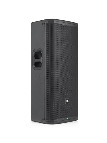 JBL Professional PRX925 Portable Powered Full-Range Speaker. Dual 15”, Two-Way, 2000-Watt Class-D Amplifier, BLE (Bluetooth Low Energy), App Control. Black - color: Powered | Black, style: Dual 2-Way | 15-Inch Speaker