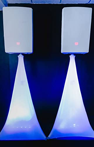 Rockville RSC128W White 12" PA DJ Speaker Cover Scrim for Wedding/Church - style: 12”