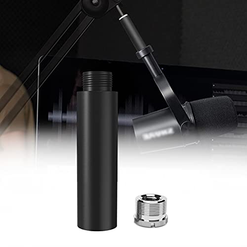 Mic Stand Extension Tube, 5/8" Female to 5/8" Male Microphone Extension Pipe for Desk Stands & Arm Stand - size: 1 PC