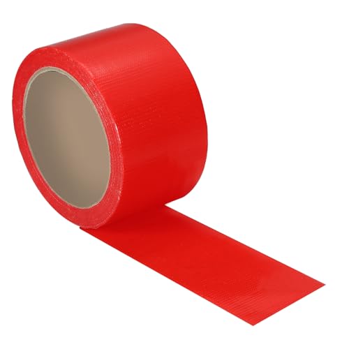 PATIKIL Gaffers Tape 2 in x 22 Yards, Waterproof Gaffer Floor Tape No Residue Non-Reflective Easy Tear for Indoor Outdoor Photography Electrical Cord Industrial Use, Red - color: Red, size: 2 in x 22 Yards