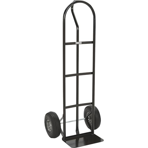 Ironton Steel Hand Truck, 600-Lb. Capacity, 10in. Pneumatic Tires