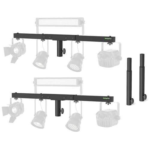 DJ Light Stand T-Bar Cross Bar with Extended Pole Mount, Set of 2 - size: Set of 2
