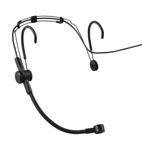 Shure SM39 Headset Microphone - Vocal Performance Cardioid Headworn Mic compatible with Axient Digital, Secure Low Profile Fit, Ergonomic Design, Indoor/Outdoor Windscreens, Sweat Resistant (SM39-TQG) - style: TA4F Connector
