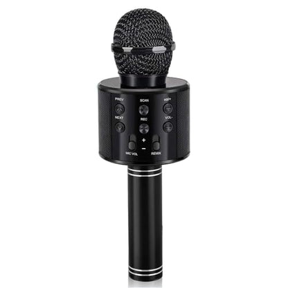 Kids Toys Age 3-12, Karaoke Microphone for Kids Birthday Presents Gifts for 5 6 7 8 9 10 11 12 Year Old Girls Boys Toys for 4-11 Year Old Girl Boy Teen - Black - color: Black