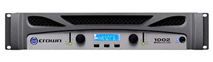 Crown XTi1002 Two-channel, 1400-Watt at 4Ω Bridged, 500-Watt at 4Ω Dual, Professional Power Amplifier. Black and Gray - size: 500-Watts
