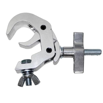 Sarknoah.Pack of 4 .Heavy Duty Truss Clamp.Compatible With 1.6-2.0 Inch Truss Quick Rig Coupler Clamp for DJ Lights .Moving Head Par Lights. 330 lb Aluminum Alloy DJ Light Clamps - color: Silver