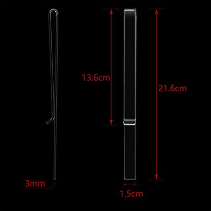 6Pcs Music Stand Clips Clear Acrylic Sheet Music Page Holder | Transparent clip-on design, fits most stands, spring grip holds pages, for indoor outdoor practice