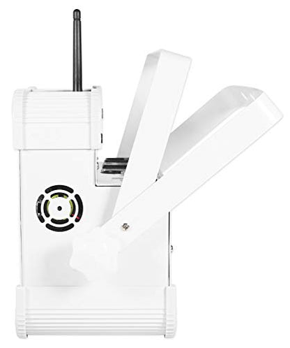 Rockville Best PAR 60 White Rechargeable Par Can Wash DMX Light, 8-Pack | 18-Hour Battery Life, Wireless, 9 LEDs/6W Each, IRC Remote, Sound Activated, 4350 Lux, LCD Display, Flicker Free, RGBWA+UV