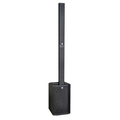 HK Audio Polar 10 MK2 Powered Column PA System Black | 10-inch subwoofer; 4-channel mixer; Bluetooth 5.0 TWS; Phantom power; 130 dB SPL