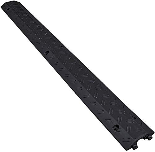 Electriduct Drop Trak Cable & Hose Protector Cord Cover - MINI - Black - color: Black, size: XS (Mini) - 1 Piece