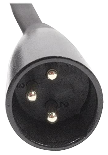 Audiosavings Bundle: (3) Gemini WPX-2000 1200 Watt DJ/PA Powered Line Array Speaker w/ 8" Subwoofer+Mic Bundle with (2) Rockville RCXFM20E-B 20 Foot Female to Male XLR Mic Cable (5 Items)