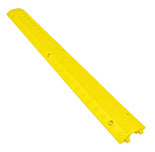 Electriduct Drop Trak Cable & Hose Protector Cord Cover - MINI - Yellow - color: Yellow, size: XS (Mini) - 1 Piece
