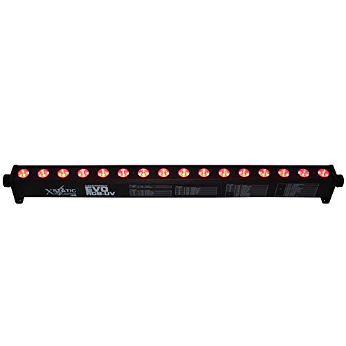 Prox X-BAR16RGBUV EVO RGBUV Bar 16x4W High Power LED Wash Light | 16x4W RGBUV LED bar with 10x40 degree beam for stage lighting, wall washing and uplighting