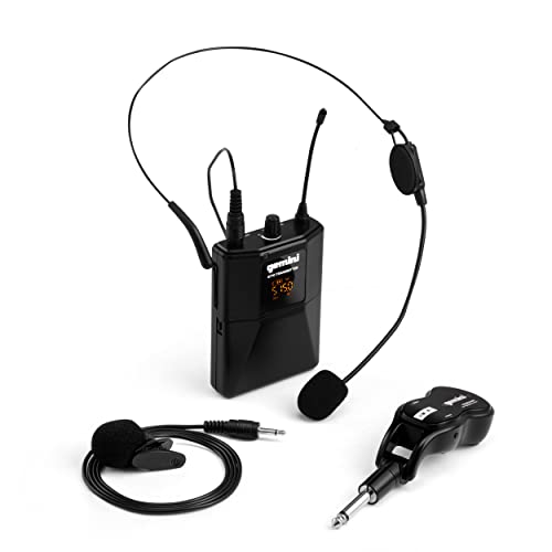 Gemini UHF Wireless Headset & Lavalier System, Rechargeable (GMU-HSL100)
