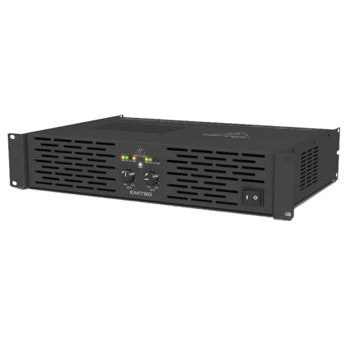 Behringer KM750 Professional 750 Watt Stereo Power Amplifier with ATR (Accelerated Transient Response)