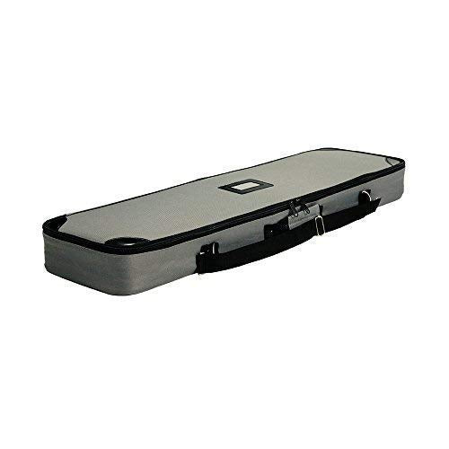 Vispronet Padded Carrying Case for Roll Up Banner Stands – 37in Padded Case with Handles & Shoulder Strap, Made to Fit 31in-34in Retractable Banners, Grey Interior with Elastic Belts, Banner Bag - size: 37in