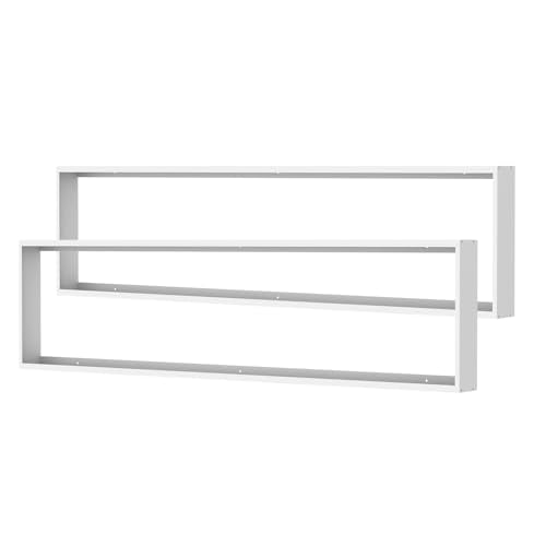 1x4FT Surface Mount Kit for LED Flat Panel Light, 3.15" Width, 2Pack | 12"x48" Sturdy Aluminum Surface Mount Bracket, 1' by 4' Flush Kit, 2 Set 1Ft x 4Ft Metal Frame for Troffer Lights - size: 1x4FT-2Pack