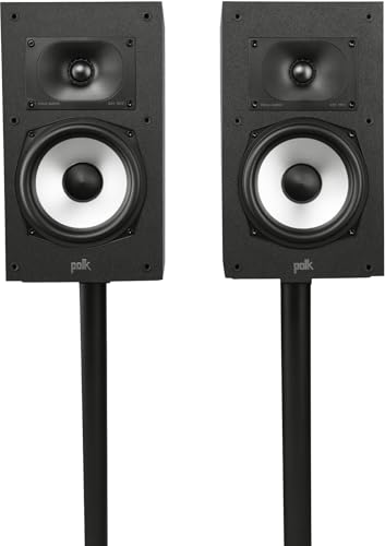 Polk Audio Monitor XT20 Bookshelf Surround Speakers (Pair, Midnight Black) - style: Surround Speakers w/ 6.5" Woofer - Pair (XT20)