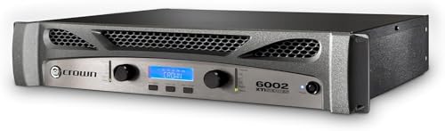 Crown XTi6002 Two-channel, 6000-Watt at 4Ω Bridged, 2100-Watt at 4Ω Dual Pro Power Amplifier. Black and Silver - size: 2100-Watts