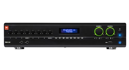 JBL Professional VMA260 Commercial Series 60-Watt Bluetooth-Enabled Mixer/Amplifier - size: 8-Input, style: 60-Watt