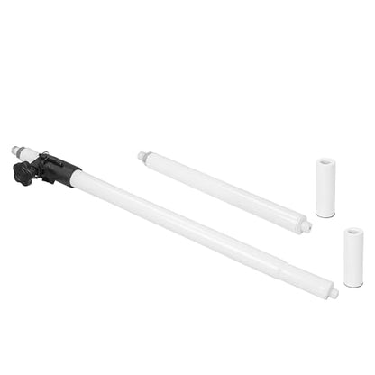 Sound Town Speaker Pole Set, 29"-48" Adjustable Height Subwoofer/Speaker Pole and 14" Fixed Height Extended Pole with M20 & 35mm Adapters, White (STSD-MM1449W) - size: Height-Adjustable/Fixed Poles, White(M20 & 35mm)