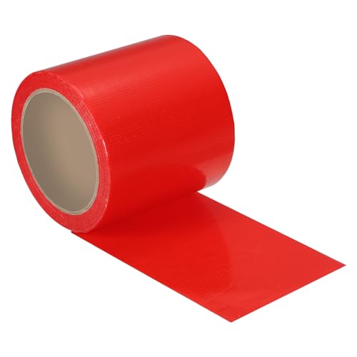 PATIKIL Gaffers Tape 4 in x 22 Yards, Waterproof Gaffer Floor Tape No Residue Non-Reflective Easy Tear for Indoor Outdoor Photography Electrical Cord Industrial Use, Red - color: Red, size: 4 in x 22 Yards