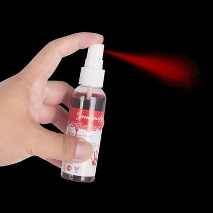 2.1oz Fake Blood Spray, Blood Splatter, Halloween Liquid Blood for Clothes, Zombie, Vampire and Monster SFX Makeup & Theater,Dark - color: fake blood dark