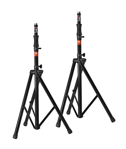 JBL Professional JBLTRIPOD-GA Gas Assist Aluminum Tripod Stand with Integrated Speaker Adapter. One Pair - size: JBL Tripod, style: Gas Assist
