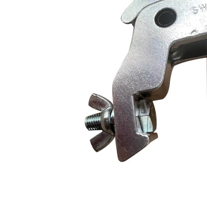Sarknoah.Pack of 4 .Heavy Duty Truss Clamp.Compatible With 1.6-2.0 Inch Truss Quick Rig Coupler Clamp for DJ Lights .Moving Head Par Lights. 330 lb Aluminum Alloy DJ Light Clamps - color: Silver