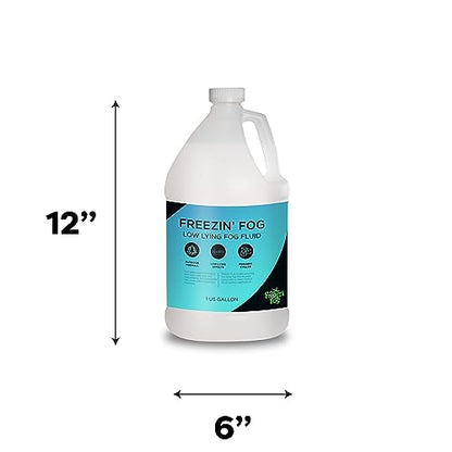 Froggy's Fog Freezin Fog, Low-Lying Ground Fog Fluid for Professional and Home Haunters, Theatrical Effects, and More, 1 Gallon (Pack of 2) - size: 128 Fl Oz (Pack of 2)