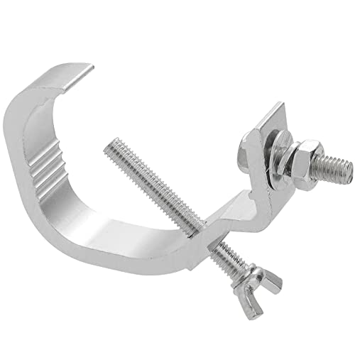 8 Pack Stage Light Clamp Hook, Aluminum Alloy Truss C-Clamp, Heavy Duty Stage Lights Truss Clamp for DJ Lighting Par Lights, Fit for 1.18-2 Inch OD Tube/Pipe, Silver