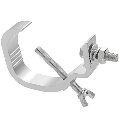8 Pack Stage Light Clamp Hook, Aluminum Alloy Truss C-Clamp, Heavy Duty Stage Lights Truss Clamp for DJ Lighting Par Lights, Fit for 1.18-2 Inch OD Tube/Pipe, Silver