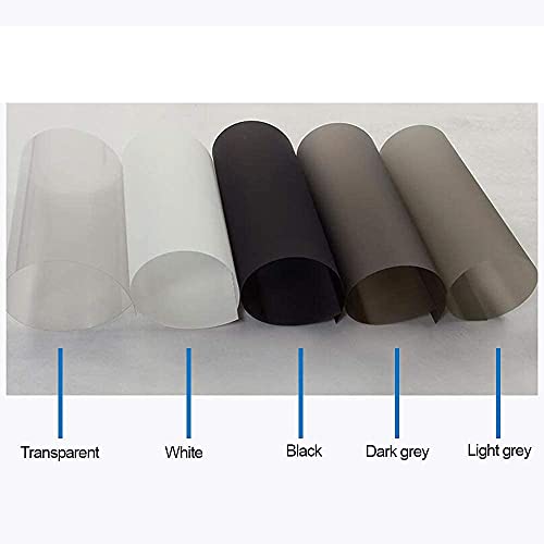 Rear Projection Screen Material Self - Adhesive Holographic Rear Projection Film, Projection Fabric for Bussiness Meeting Dark Grey, A4 Sample, 8.3"x11.7" - color: Dark Grey, size: 8.3Inchx11.7Inch