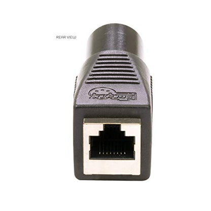 SIRS-E 2-Pack - CPoint XLR RJ45 Adapter CAT-5 Ethernet to DMX512 Cable Converter, Male 3-Pin, XLRJ45-3M - style: Male 3-Pin